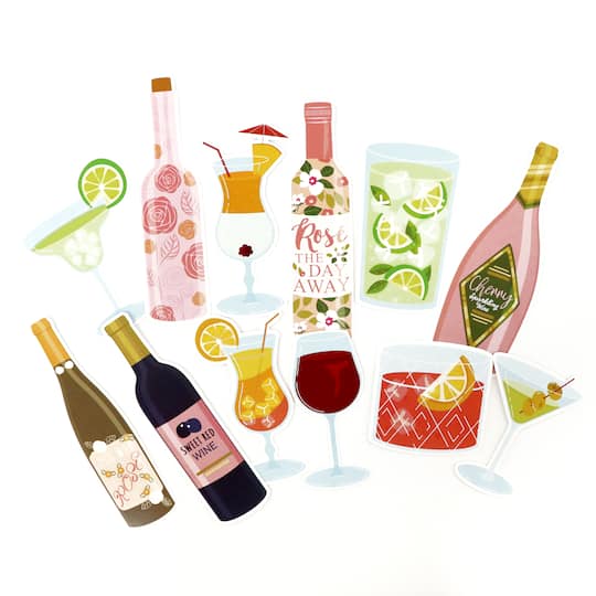 Cocktail Drinks Die Cut Stickers by Recollections™